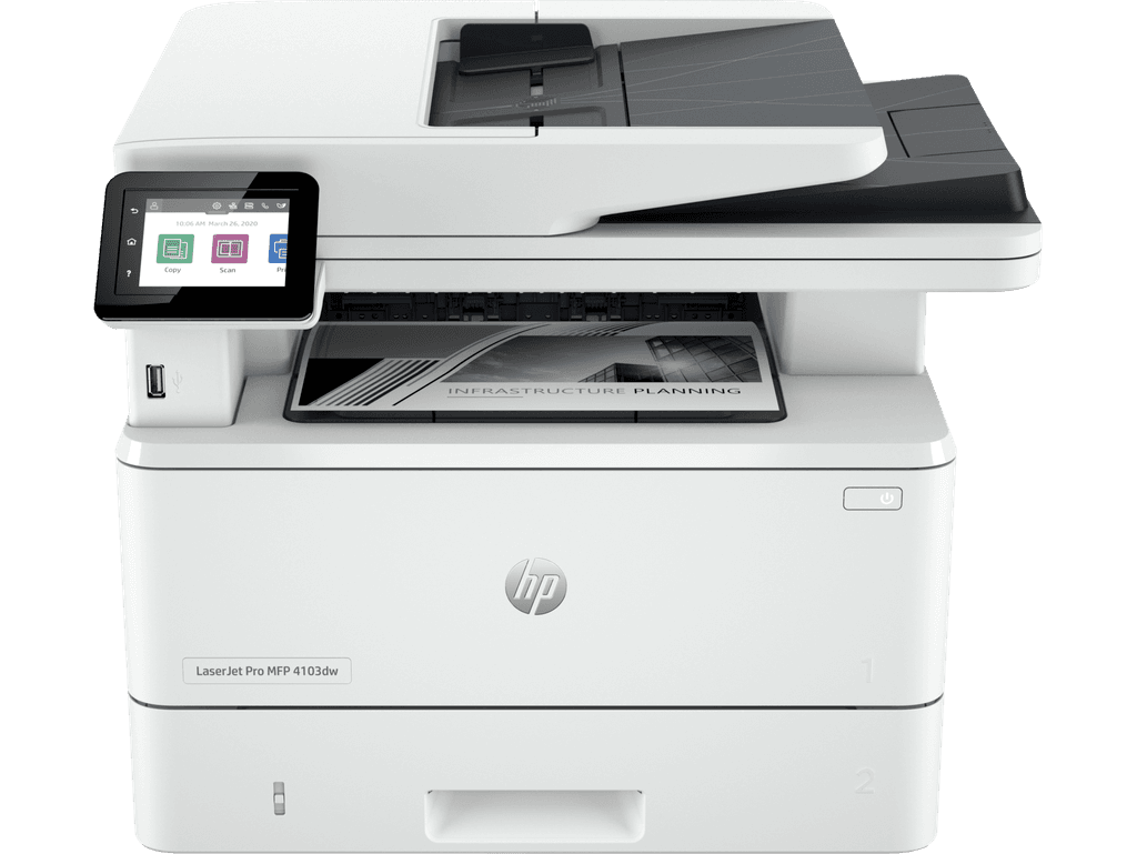 IMPRESORA MULTIFUNCIONAL HP LASERJET PRO MFP 4103DW MONOCROMATICA